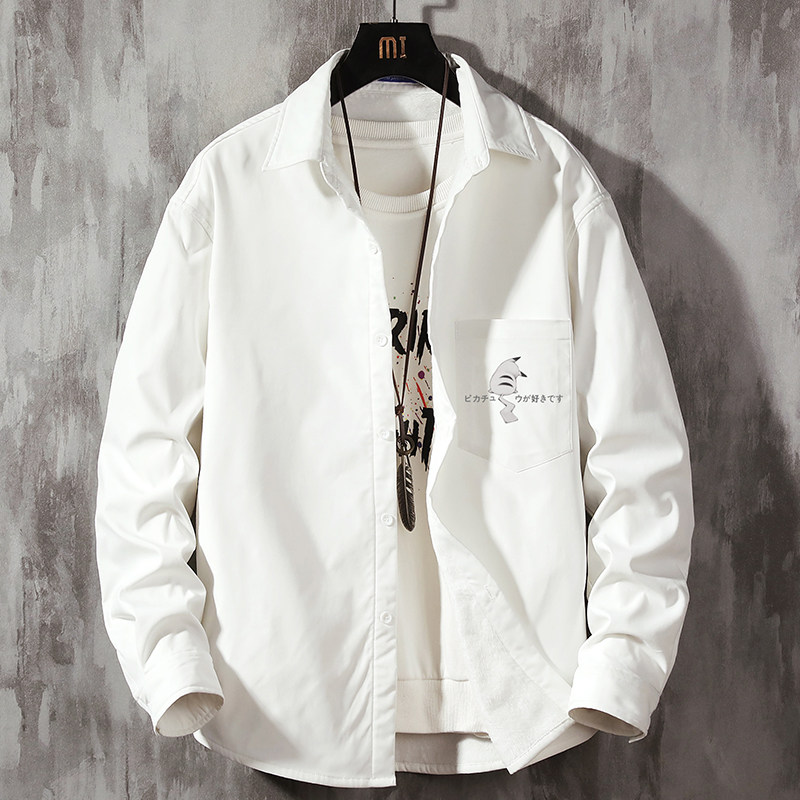 CS15036加绒款P55加厚加绒衬衫男保暖衬衣长袖寸衫上衣服外套,男装衬衫,电商A040A