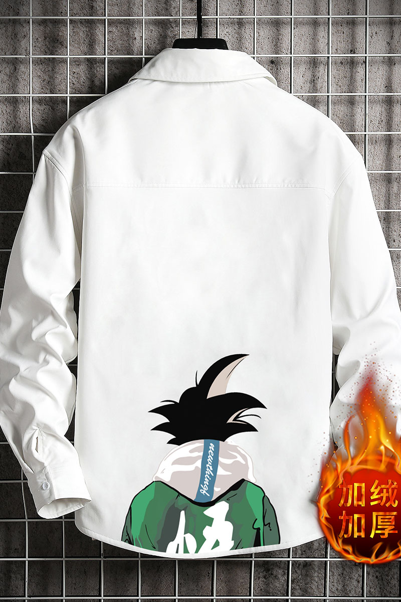 CS15005加绒款P55加厚加绒衬衫男保暖衬衣长袖寸衫上衣服外套,男装衬衫,电商A040A