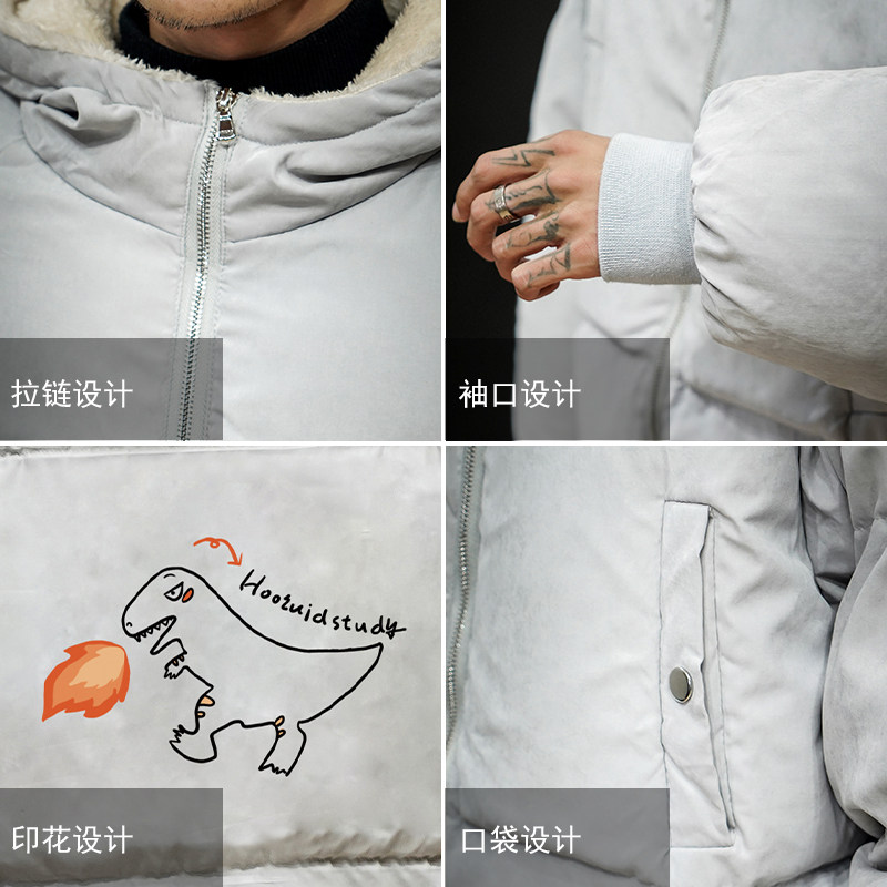 MY16040-P100加厚加绒衣男面包服男大码服男袄男外套男,男装棉衣,电商A040A