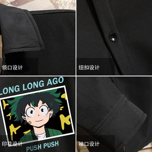 CS15049加绒款P55加厚加绒衬衫男保暖衬衣长袖寸衫上衣服外套图片