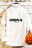 CS15001加绒款P55加厚加绒衬衫男保暖衬衣长袖寸衫上衣服外套，男装衬衫，电商A040A