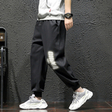 K12053-P40春季束脚直筒运动裤男大码宽松休闲卫裤哈伦裤，男装休闲裤，电商A040A