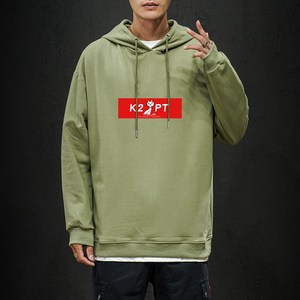 电商A040A-WY2024-P40 2023新款印花春秋连帽外套男大码胖子卫衣图片