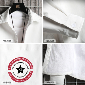 CS15032加绒款P55加厚加绒衬衫男保暖衬衣长袖寸衫上衣服外套图片