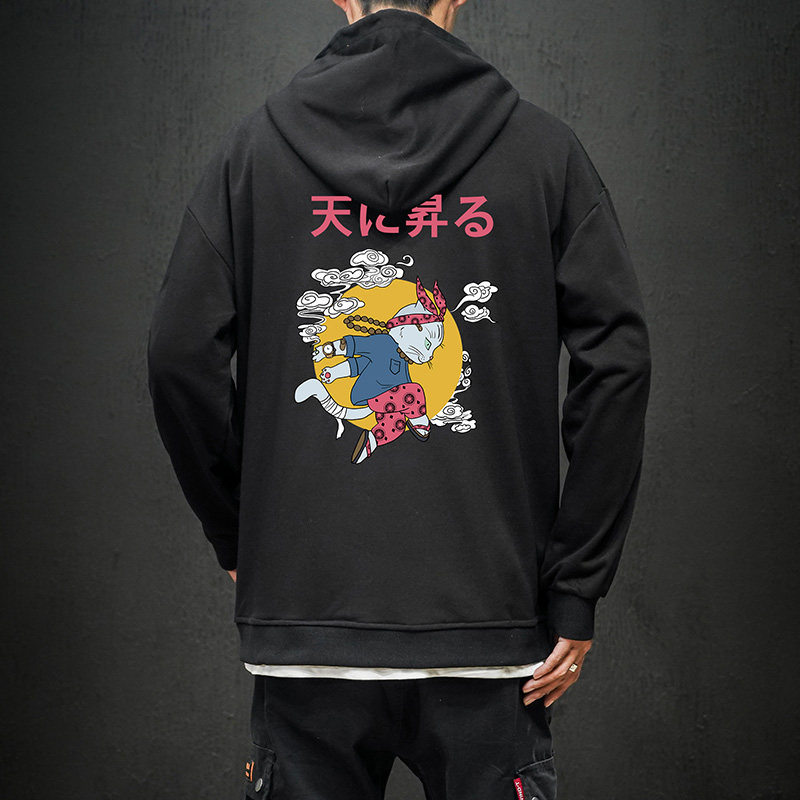 电商A040A-WY2012-P40卡通印花卫衣男大码胖子学生上衣衣服外套,男装卫衣,电商A040A