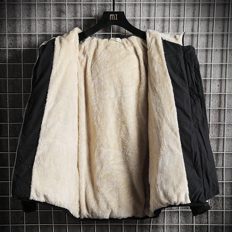 MY16049-P100加厚加绒衣男面包服男大码服男袄男外套男,男装棉衣,电商A040A