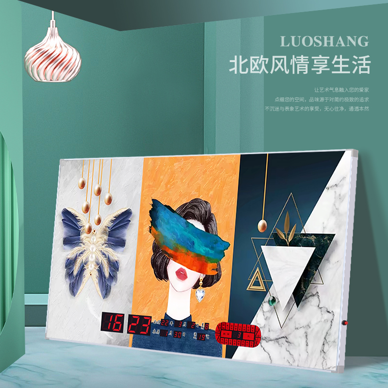 康巴丝数码电子万年历2022年新款家用时钟挂墙客厅装饰画钟表挂钟怎么样,好用不?