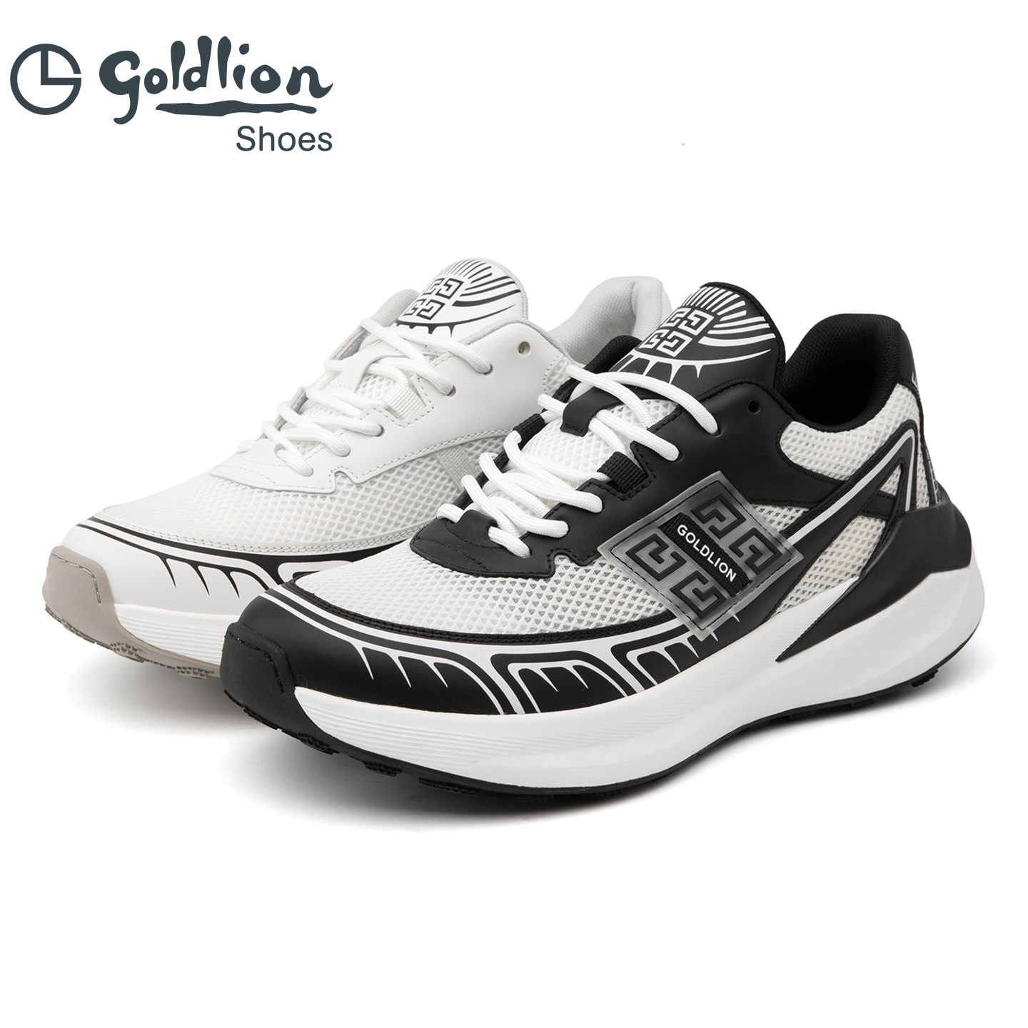 专柜正品金利来男鞋网面透气厚底时尚旅游鞋日常户外休闲运动鞋