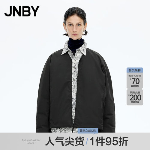 【秋冬上新】JNBY/江南布衣25冬羽绒服宽松无领X型5P0C11000