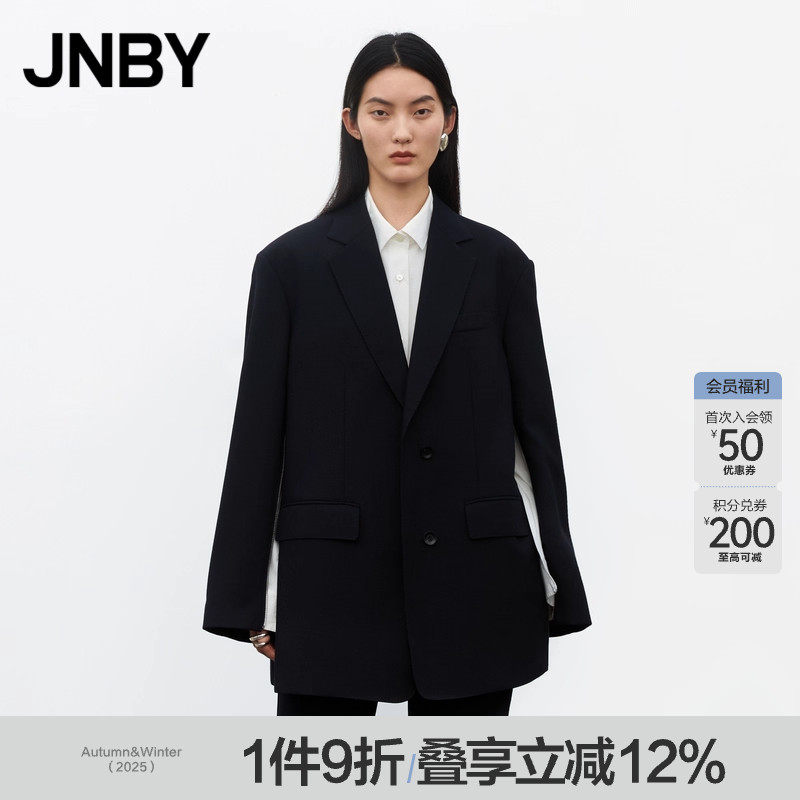 JNBY/江南布衣春秋西服通勤小西装外套绵羊毛混纺通勤5O8711320