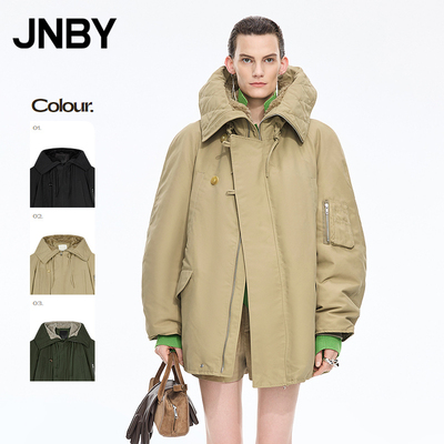 【商场同款】JNBY/江南布衣25冬新品羽绒服宽松H型长袖5PAC10560