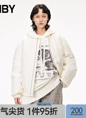 JNBY/江南布衣冬折扣羽绒服棒球领O型5M0C11100