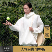 5P3910970 江南布衣25春防晒风衣女宽松连帽长袖 早春上新 JNBY