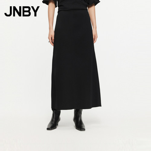 【淘宝专享】JNBY/江南布衣春秋修身针织百褶弹力纱腰裙5O7D13700