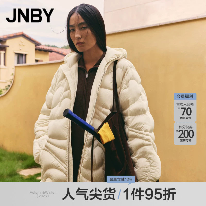 JNBY/江南布衣连帽宽松羽绒服图片