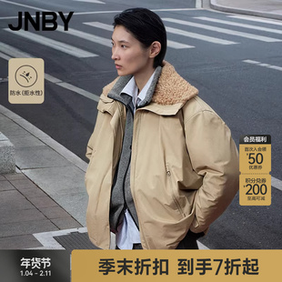 【商场同款】JNBY/江南布衣25冬新品羽绒服宽松翻领长袖5PAC14390