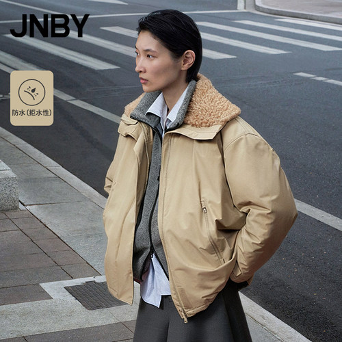 【秋冬上新】JNBY/江南布衣25冬新品羽绒服宽松翻领长袖5PAC14390