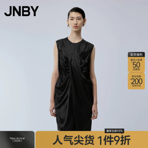 宽松无袖连衣裙JNBY/江南布衣