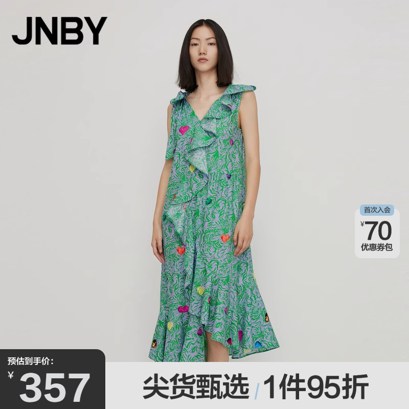 印花初夏新品趣味连衣裙