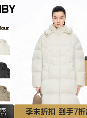 【商场同款】JNBY/江南布衣25冬新品羽绒服A型宽松长袖5PAC10680