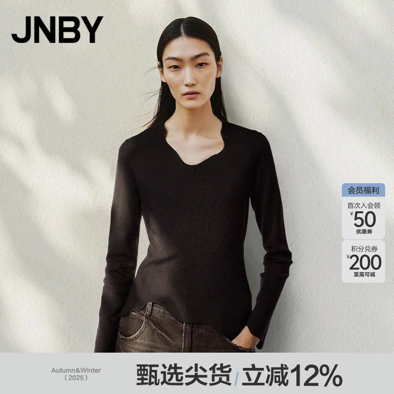 长袖短款毛衫JNBY/江南布衣