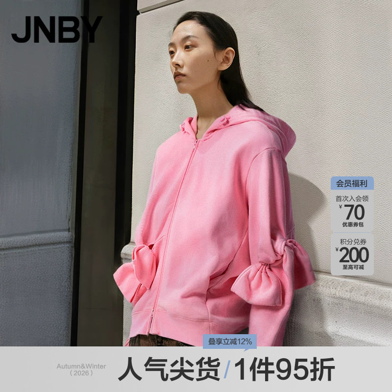 JNBY/江南布衣蝴蝶结宽松卫衣图片