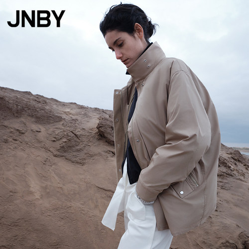 【秋冬上新】JNBY/江南布衣25冬新品羽绒服H型长袖立领5P0C21360