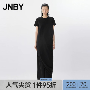 【春夏上新】JNBY/江南布衣春夏连衣裙短袖圆领宽松5P5G12320