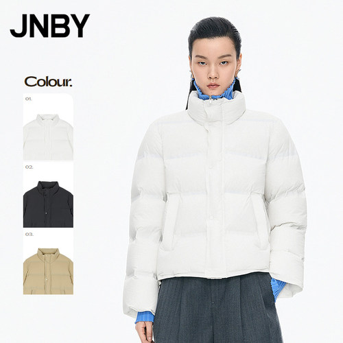 【秋冬上新】JNBY/江南布衣25冬新品羽绒服H型宽松立领5P0C11980