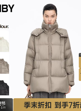 【商场同款】JNBY/江南布衣25冬新品羽绒服宽松H型长袖5PAC13960