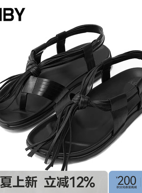 【季末折扣】JNBY/江南布衣春夏凉鞋圆头7P4M15340