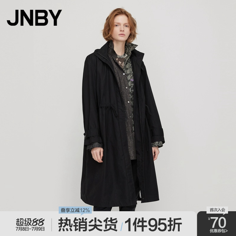 纯棉休闲风衣JNBY/江南布衣