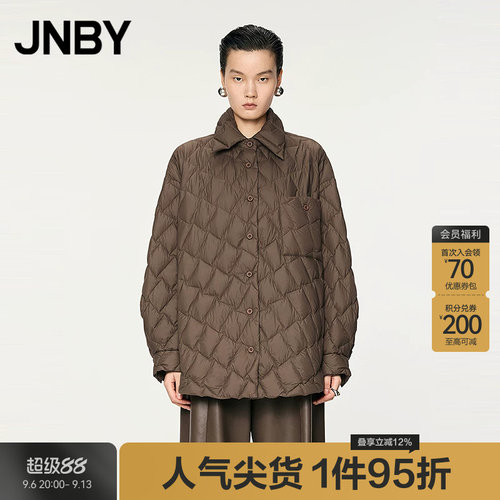 【95白鹅绒】JNBY/江南布衣秋冬轻薄休闲宽松通勤羽绒服5OAC1584H