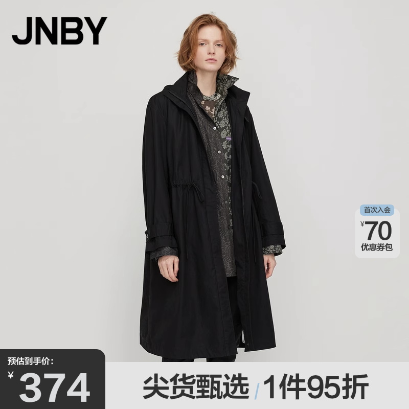 纯棉休闲风衣JNBY/江南布衣