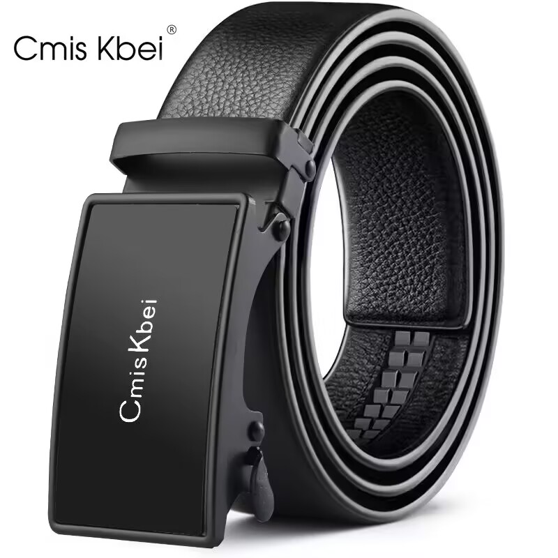 Cmis Kbei正品新款质感皮带休闲潮流腰带男士商务中年百搭自动扣