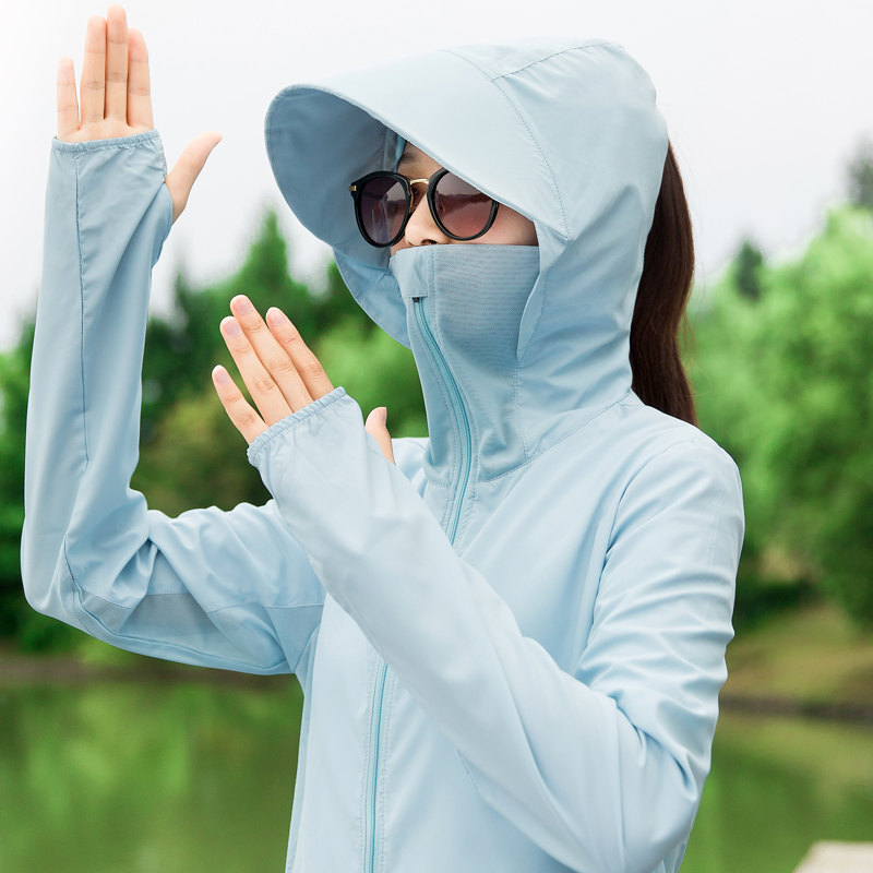Í¸ÆøUPF50+¶Ì¿î·ÀɹÒÂÅ®2018Ïļ¾Ð¿î·À×ÏÍâÏß·Àɹ·þ´óñéÜ·ÀɹÉÀ