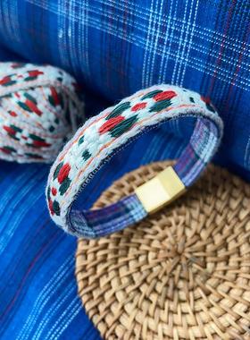 非遗织带手工棉民国复古阿美咔叽