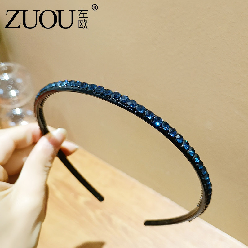 发箍女高级感水钻头箍2025年新款简约网红百搭外出戴带齿防滑发卡,饰品/流行首饰/时尚饰品新,发饰,淘宝优惠券,粉丝福利购,淘宝优惠卷