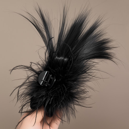 新升级鸡毛毽子头蓬松显发量抓夹