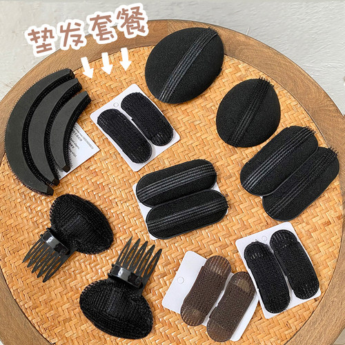 左欧扁塌细软头发蓬松垫发发夹