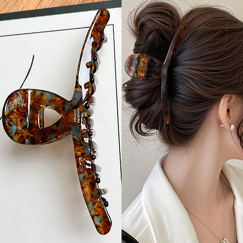 大号高级感醋酸发夹不易掉