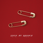 安全别针婴儿防惊吓固定附身符出行挂件随身沙金配件挂饰吊坠胸针