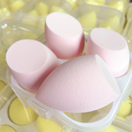 4 Hộp Trứng Làm Đẹp Trứng Siêu Mềm Ôliu Cắt Xéo Xốp Trang Điểm Ướt và Khô Sponge Sponge Sponge Egg bộ cọ trang điểm chuyên nghiệp