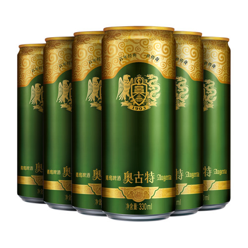 青岛啤酒奥古特330ml*6听