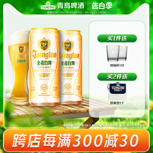 12听 青岛啤酒小麦啤酒白啤500ml