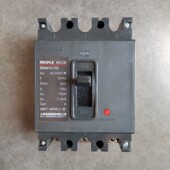 人民电器RDM10 380V三相三线63A三极空开80A 100黑色塑壳开关100A