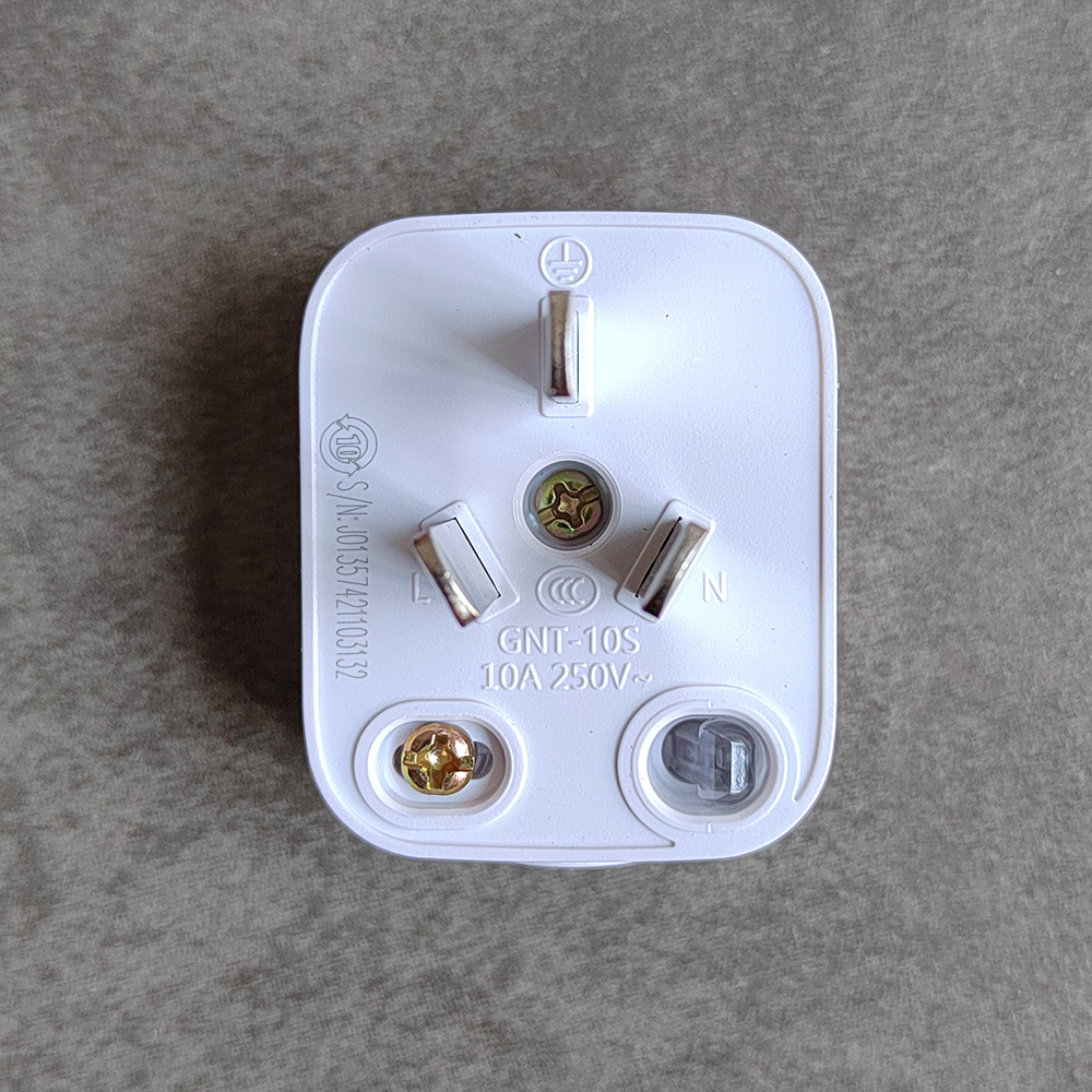 BULL公牛两插头三10A二位空调16A极电源可接线GNT-10L1白色好10S