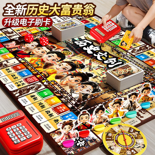 趣味历史大富贵翁儿童经典桌游
