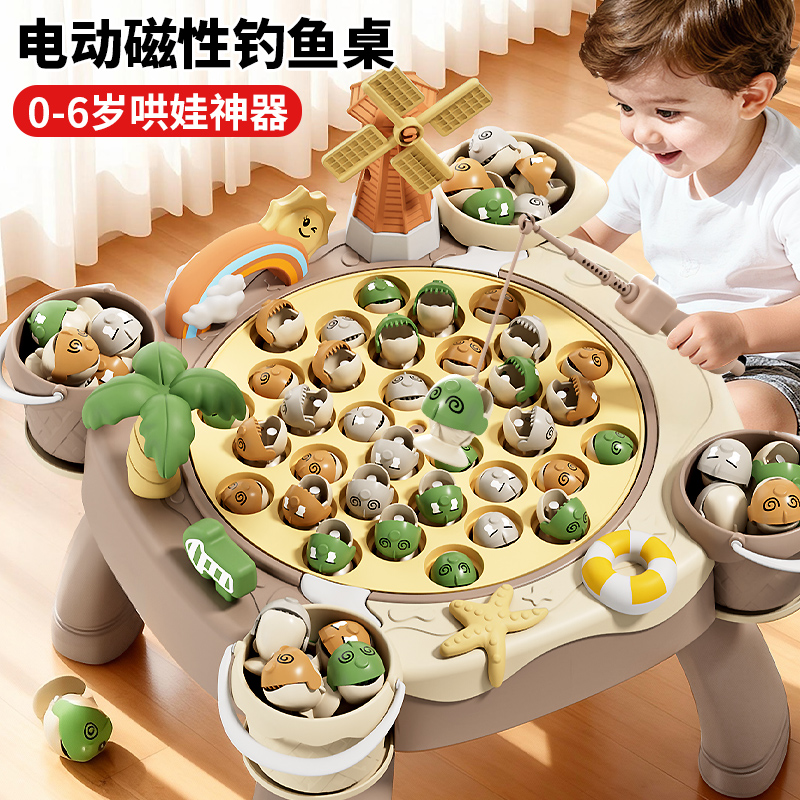 奶咖旋转钓鱼盘【高档限定礼盒】