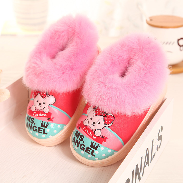 Pantoufles enfants en autre pour hiver - semelle plastique - Ref 1009946 Image 3